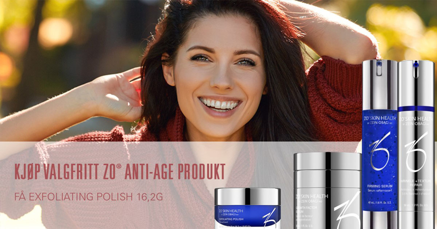 Kjøp valgfritt ZO-produkt for anti-adring og få en Exfoliating Polish i reisestørrelse!