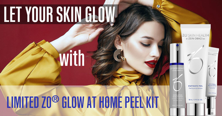 Nyheten ZO Glow At Home Peel Kit