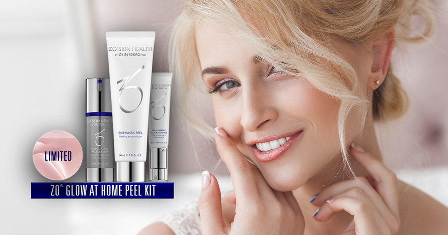 ZO Glow At Home Peel Kit - Spar 640 kr!