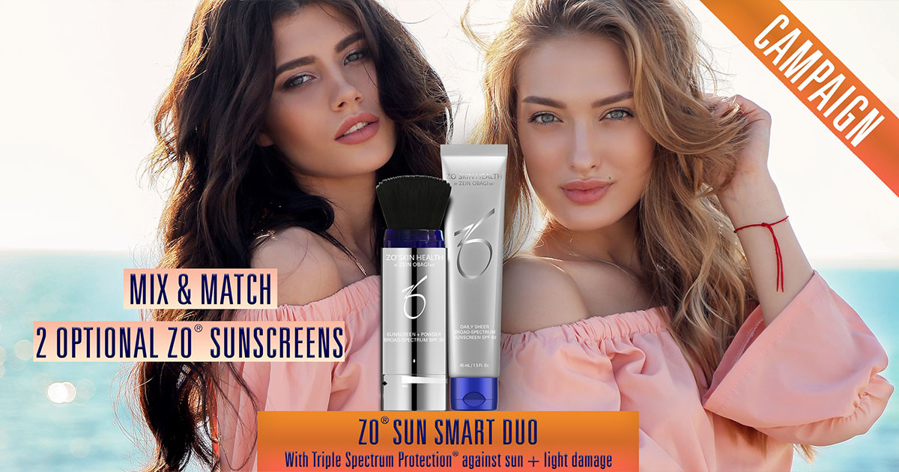Kjøp 2 valgfrie ZO solkremer til redusert pris!
