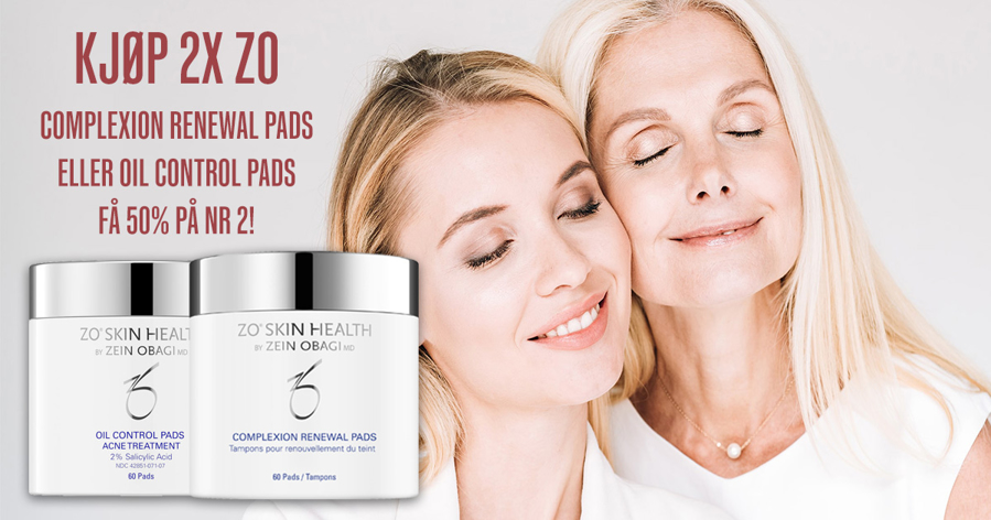 Kjøp Complexions Renewal Pads eller Oil Control Pads og få 50% på nr. 2
