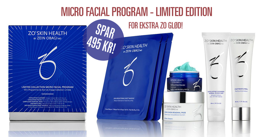 ZO Micro Facial Program for ekstra ZO glød. Limited Edition!