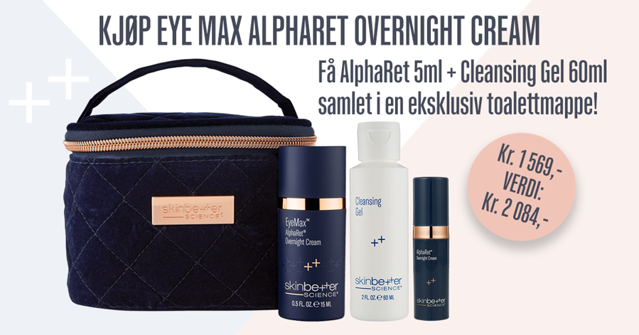 EyeMax Kit med 2 gaver i eksklusiv toalettmappe!