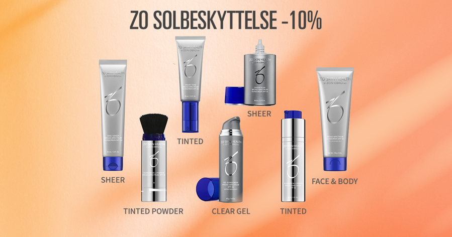 Du får -10% på all ZO solbeskyttelse i juli